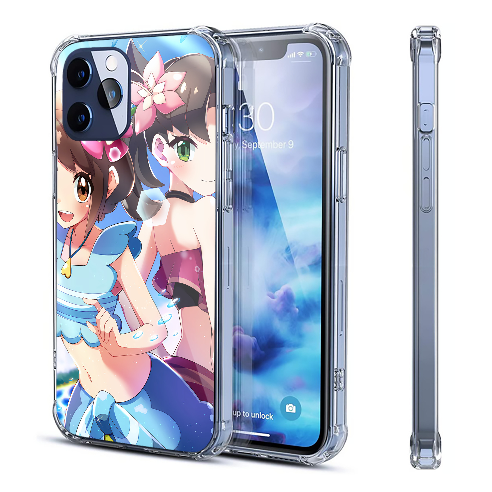 （画像用） ポケットモンスター Pokémon 【iPhone 12シリーズ対応】透明スマホケース（クリアソフトケース）